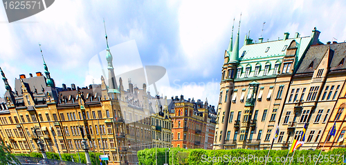 Image of Abstract panorama of Stockholm