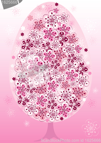 Image of Pink easter spring tree