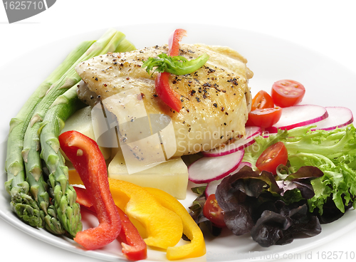 Image of Chicken Breast With Potatoes And Vegetables