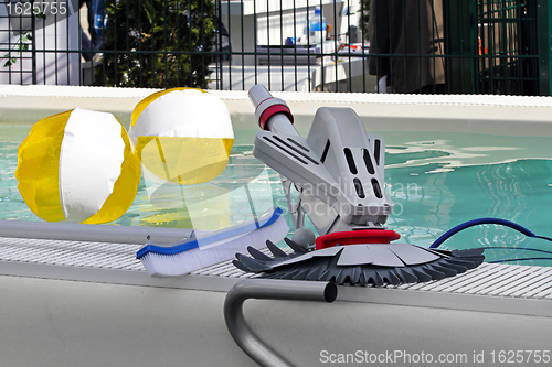 Image of Pool cleaning equipment