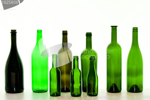 Image of Green bottles