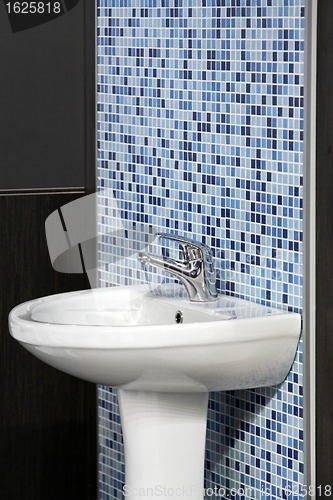Image of Blue toilet