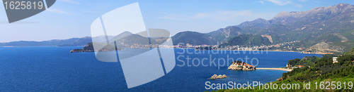 Image of Montenegro coast panorama