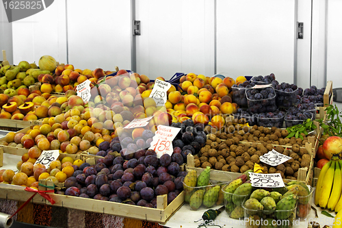 Image of Fruit market stall