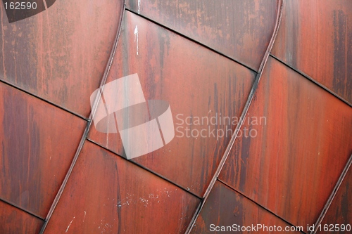 Image of close up of modern building