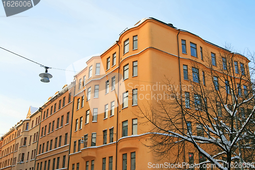 Image of Residential buildings in the center of Stockholm