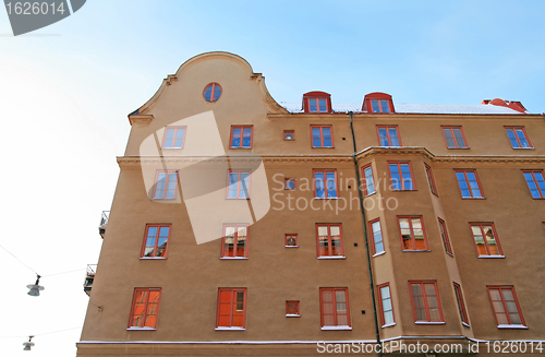 Image of Residential architecture in the center of Stockholm