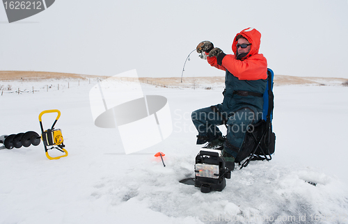 Image of Ice fishing