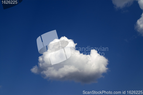 Image of Blue sky with clouds