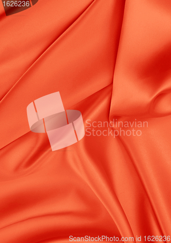 Image of Red silk material