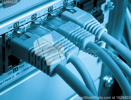 Image of network cables