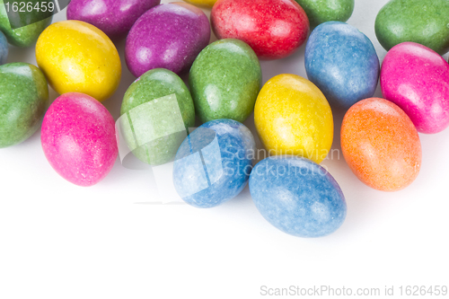 Image of easter eggs isolated