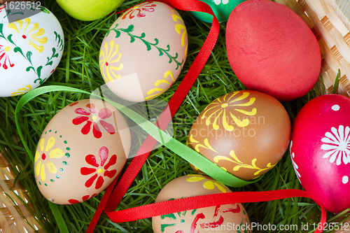 Image of painted easter eggs
