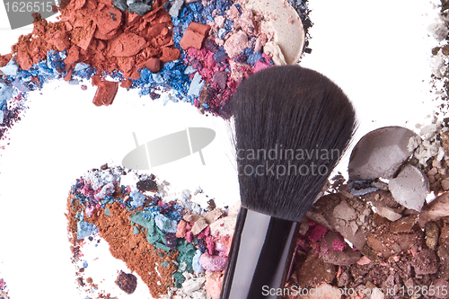 Image of crushed eyeshadows