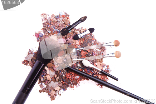 Image of crushed eyeshadows