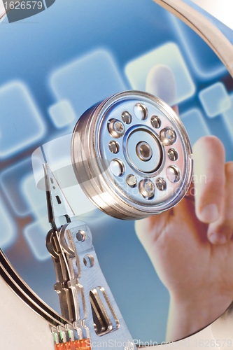 Image of hard drive internals
