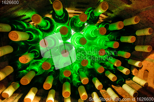 Image of wine bottles