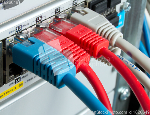 Image of network cables