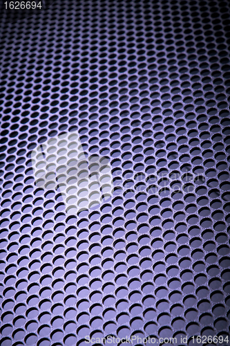 Image of abstract metallic grid