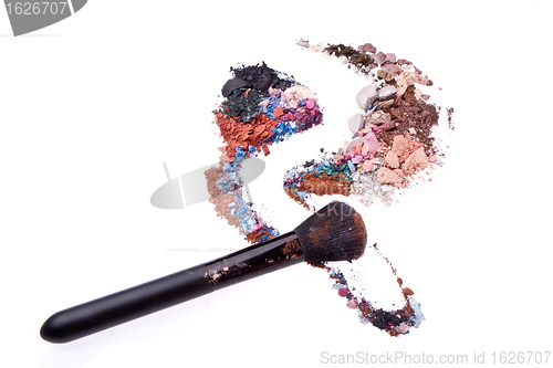 Image of crushed eyeshadows