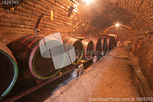 Image of wine barrels