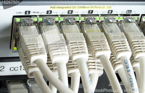 Image of network cables