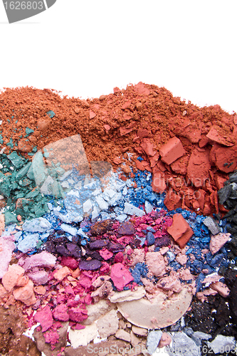 Image of crushed eyeshadows