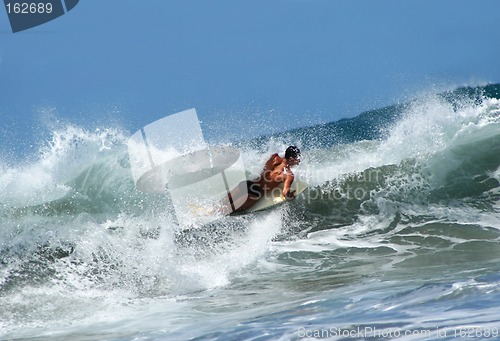 Image of Surfer on Wave