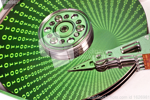 Image of hard drive internals