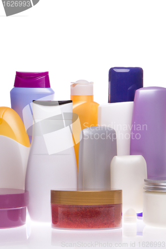 Image of cosmetic bottles
