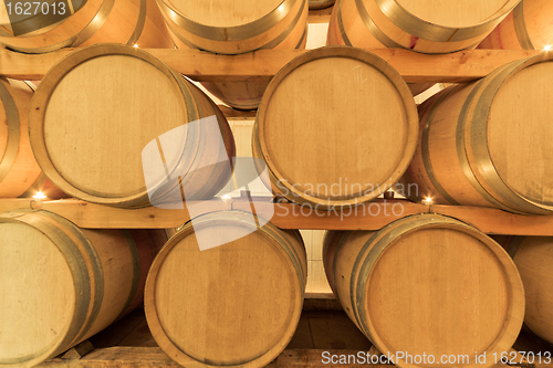 Image of wine barrels