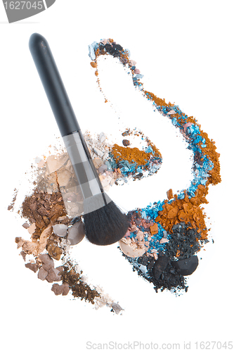 Image of crushed eyeshadows