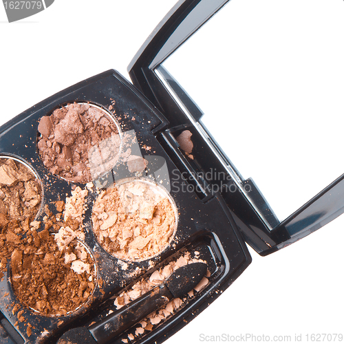 Image of crushed compact eyeshadows