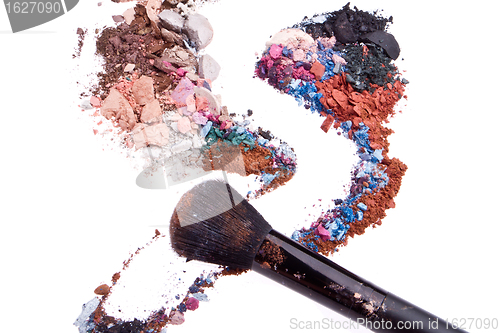 Image of crushed eyeshadows