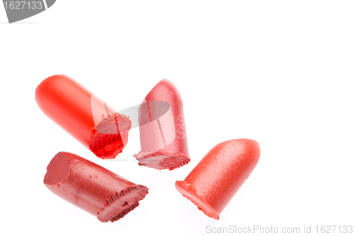 Image of scraps of lipstick