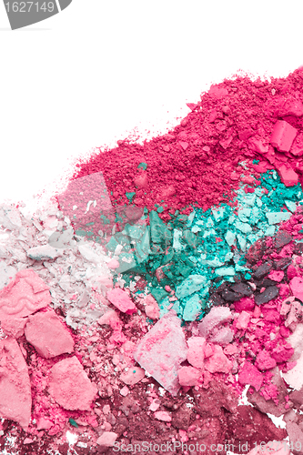 Image of crushed eyeshadows