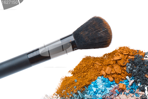 Image of set of multicolor crushed eyeshadows