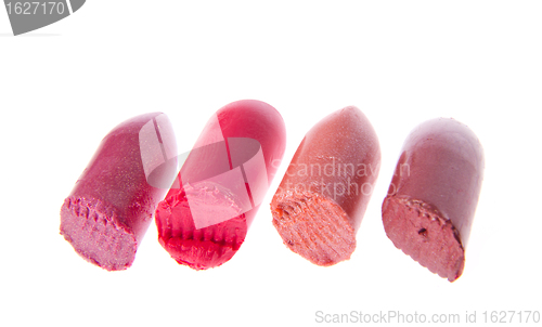 Image of scraps of lipstick