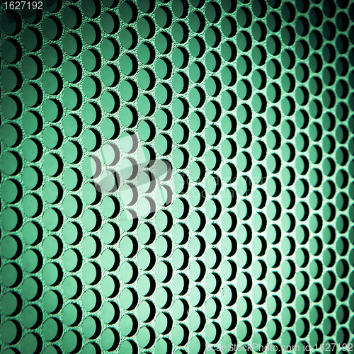 Image of abstract metallic grid