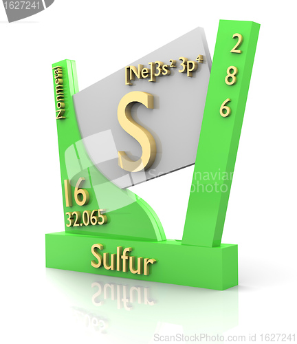 Image of Sulfur form Periodic Table of Elements - V2