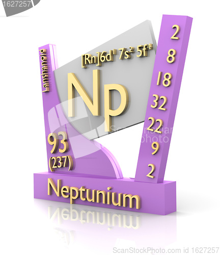 Image of Neptunium form Periodic Table of Elements - V2