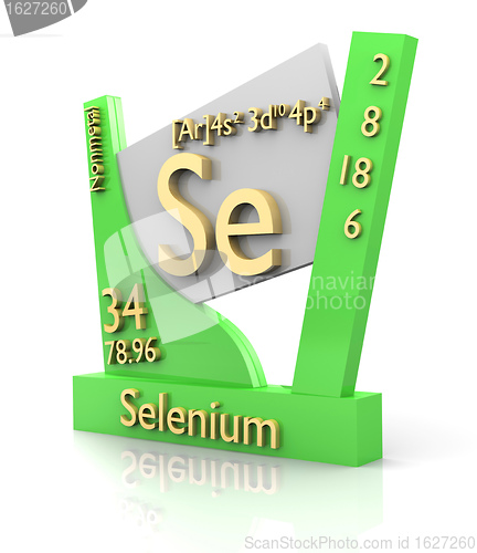 Image of Selenium form Periodic Table of Elements - V2