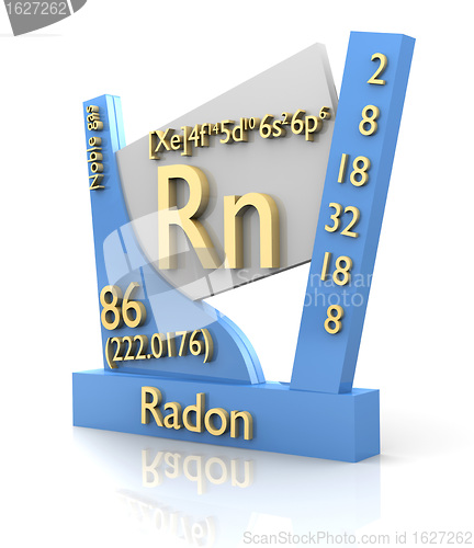 Image of Radon form Periodic Table of Elements - V2