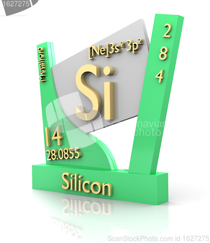 Image of Silicon form Periodic Table of Elements - V2