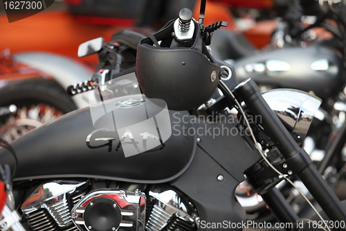 Image of modern motorcycles