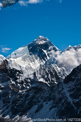 Image of Everest Peak or Chomolungma - top of the world