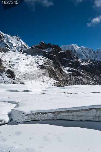 Image of On top of Cho La pass in Himalayas