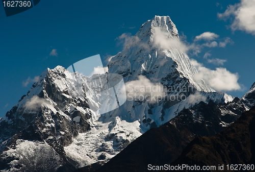 Image of Ama Dablam summit in Himalayas