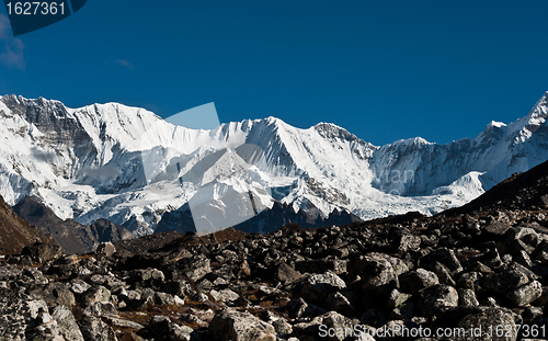 Image of Mountains in the vicinity of Cho oyu peak