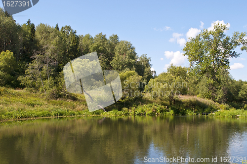 Image of Beach a quiet river